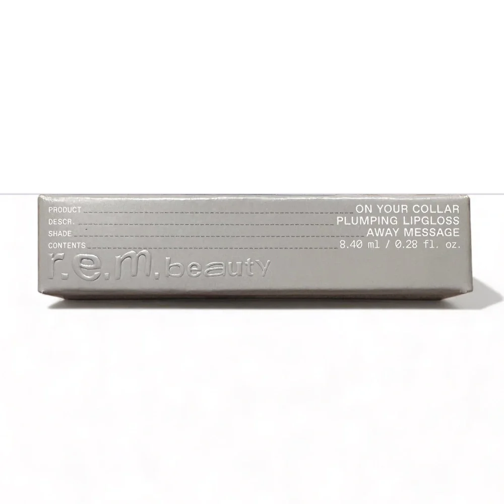 r.e.m. beauty On Your Collar Plumping Lipgloss in shade Away Message